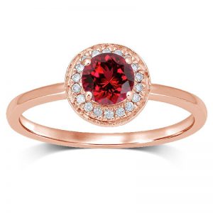 Diamond and Ruby Ring