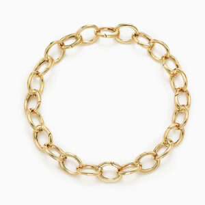 Riviere gold and diamond bracelet