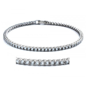 Riviere gold and diamond bracelet