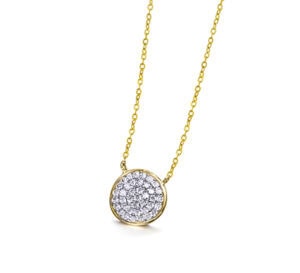 Gargantilla Vita en oro amarillo con diamantes, joyería de Salvador Muñoz Joyería Murcia.
