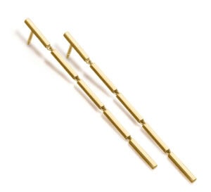 Pendientes Reflection XL en oro amarillo con diamantes, elegantes y sofisticados.